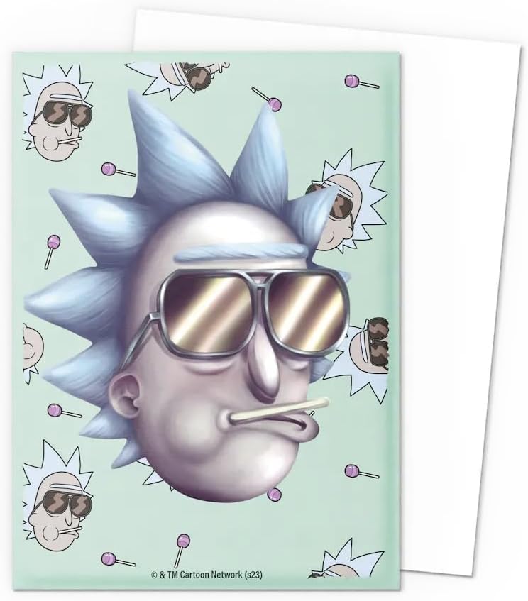 Rick & Morty - Cool Rick - Brushed Art Sleeves - Standard Size (100ct)