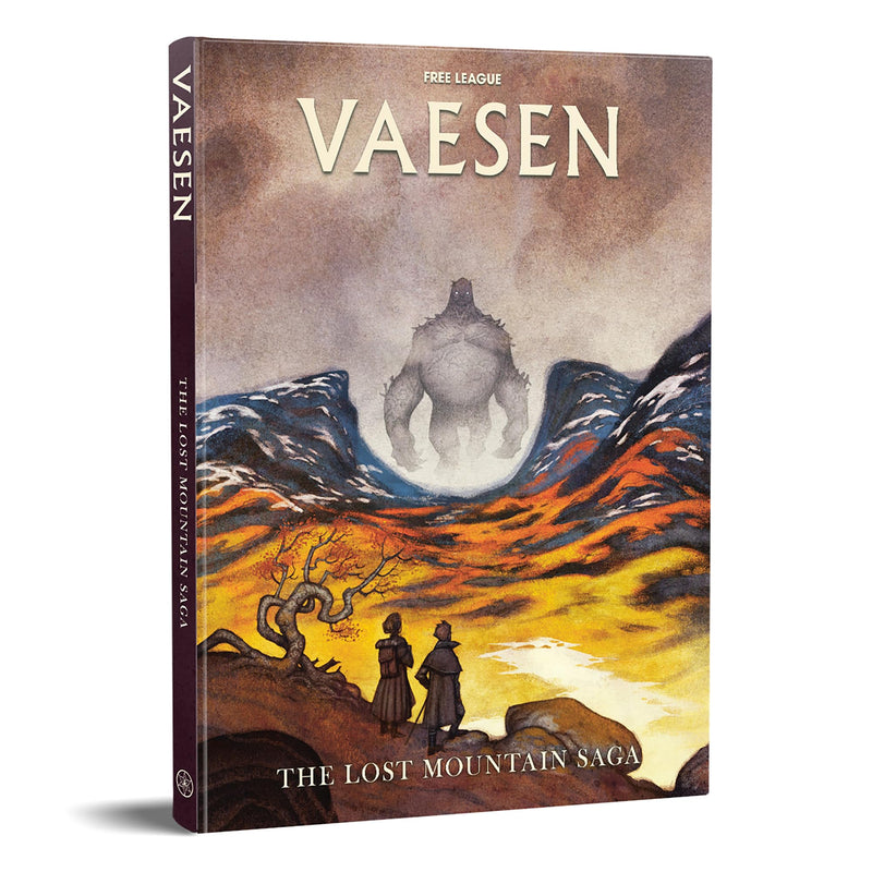 Vaesen: Lost Mountain Saga - Hardback RPG Book, Nordic Horror Roleplaying, 5 Mysteries, Adventure Module, Free League Publishing