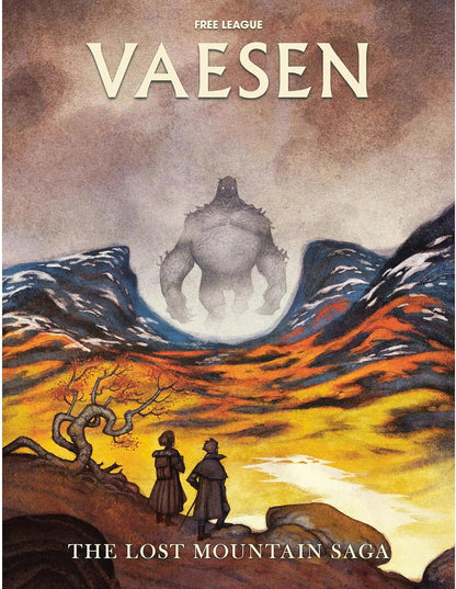 Vaesen: Lost Mountain Saga - Hardback RPG Book, Nordic Horror Roleplaying, 5 Mysteries, Adventure Module, Free League Publishing