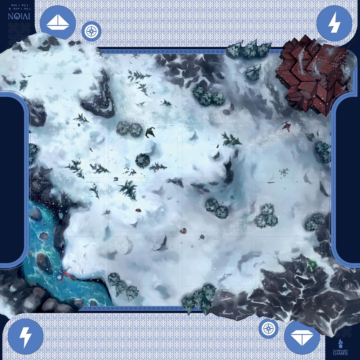 APE Games: Ivion: The Rune & The Rime - Herocrafting, Fantasy Fighting Deck-Building Board Game, Stand-Alone & Cross Compatible, Ages 13+, 2 Players