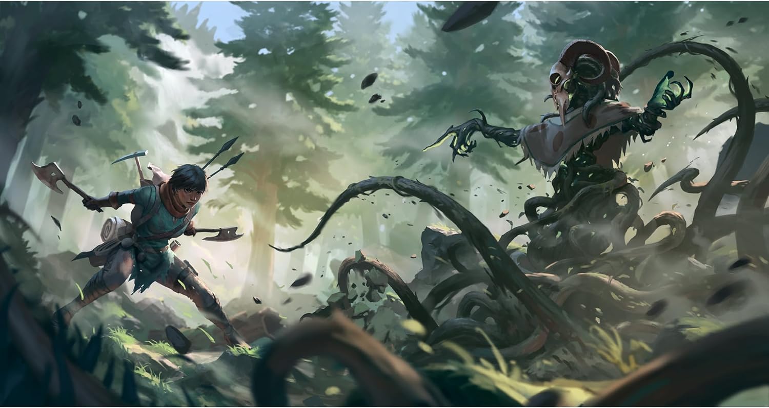 APE Games: Ivion: The Fox & The Forest - Herocrafting, Fantasy Fighting Deck-Building Board Game, Stand-Alone & Cross Compatible, Ages 13+, 2 Players