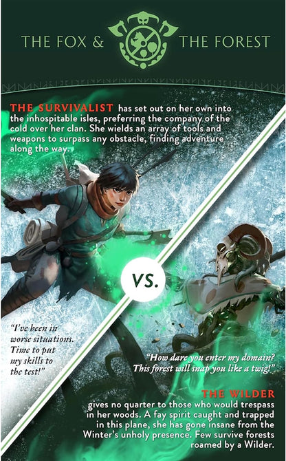 APE Games: Ivion: The Fox & The Forest - Herocrafting, Fantasy Fighting Deck-Building Board Game, Stand-Alone & Cross Compatible, Ages 13+, 2 Players