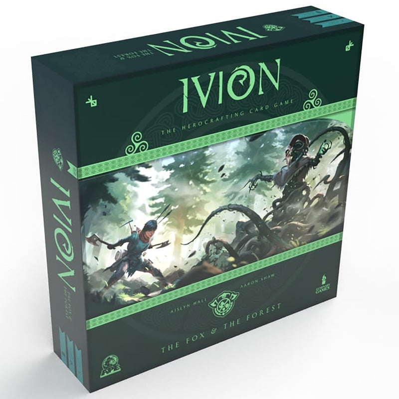 APE Games: Ivion: The Fox & The Forest - Herocrafting, Fantasy Fighting Deck-Building Board Game, Stand-Alone & Cross Compatible, Ages 13+, 2 Players