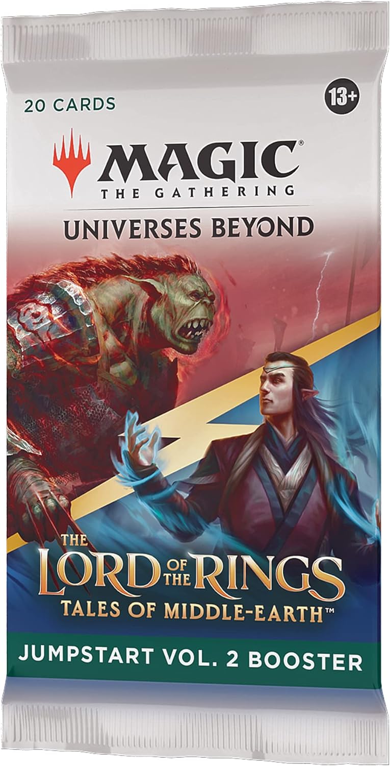 Magic The Gathering The Lord of The Rings: Tales of Middle-Earth Jumpstart Vol. 2 Booster Box - 18 Packs (2-Player Fantasy Card Game