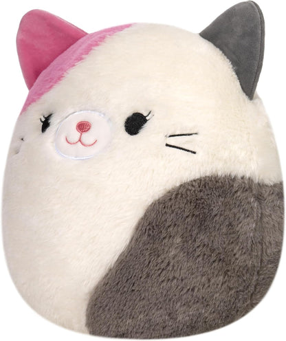 Jazwares Squishmallows Peluche FuzzAMallows Karina la Gatta 40 cm – Squishmallow Original 2024