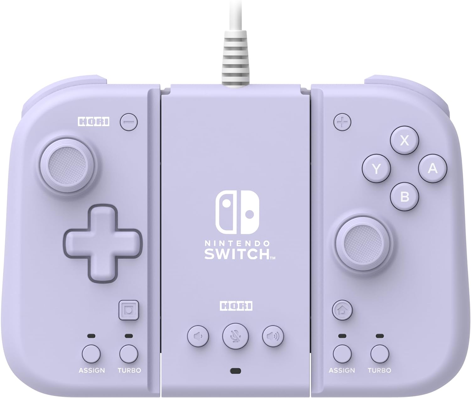 Hori Switch Split Pad Compact Attachment Set - Lavender