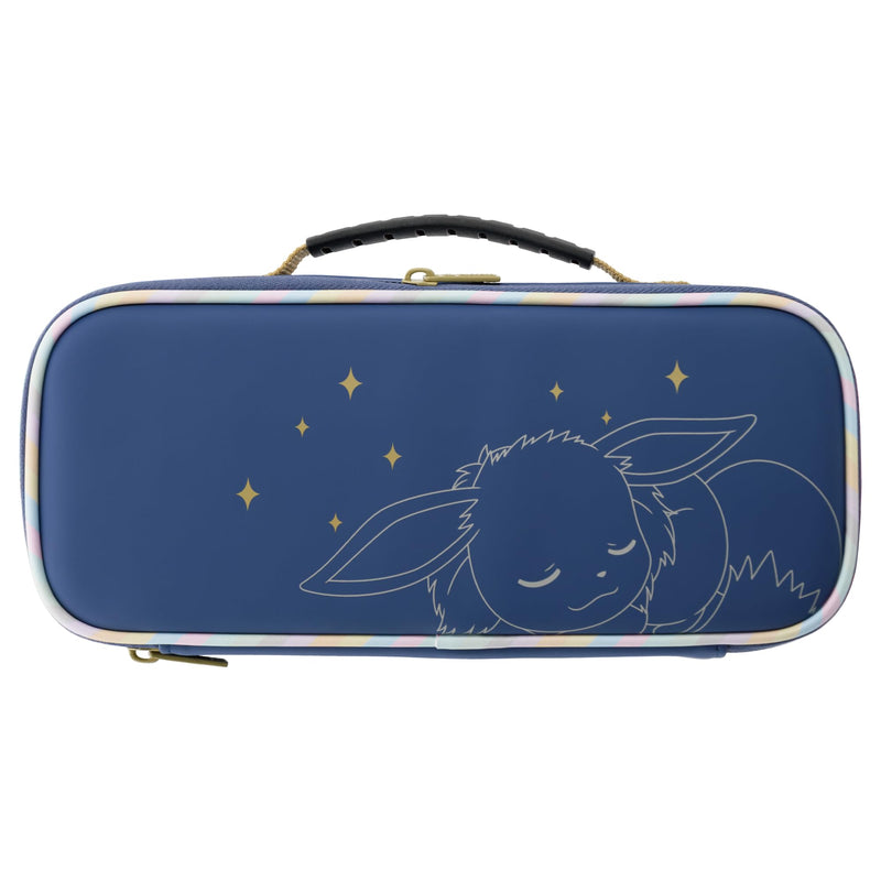 HORI Nintendo Switch Cargo Pouch Compact (Eevee Evolutions) Split Pad Compact Compatible Travel Case - Officially Licensed by Nintendo & Pokémon - Nintendo Switch & Nintendo Switch - OLED Model