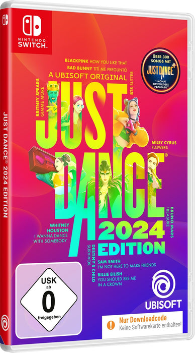 Just Dance 2024 Edition  | Code in Box & Ubisoft Connect Nintendo Switch Standard