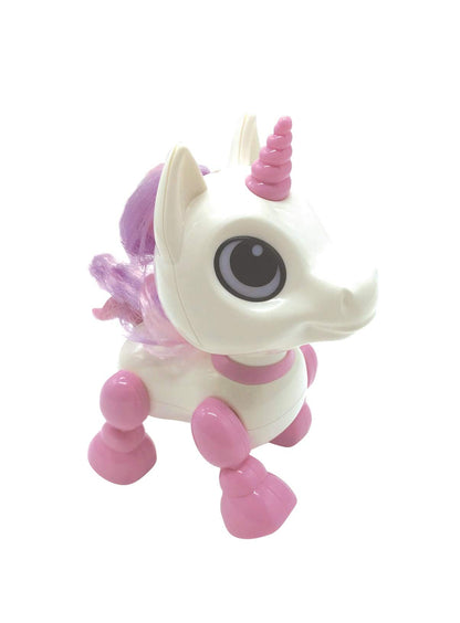 Lexibook Power Mini-My Little Unicorn Robot with Sounds, Music, Light Effects, Voice Repetition Function and Reaction to sounds-ROB02UNI