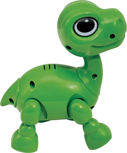 Lexibook Power Dino Mini - Mijn Kleine Dinosaurus Robot - Dinosaurus Robot met Geluiden, Muziek, Lichteffecten, Stemherhaling en Geluidsreactie, Speelgoed voor Jongens en Meisjes