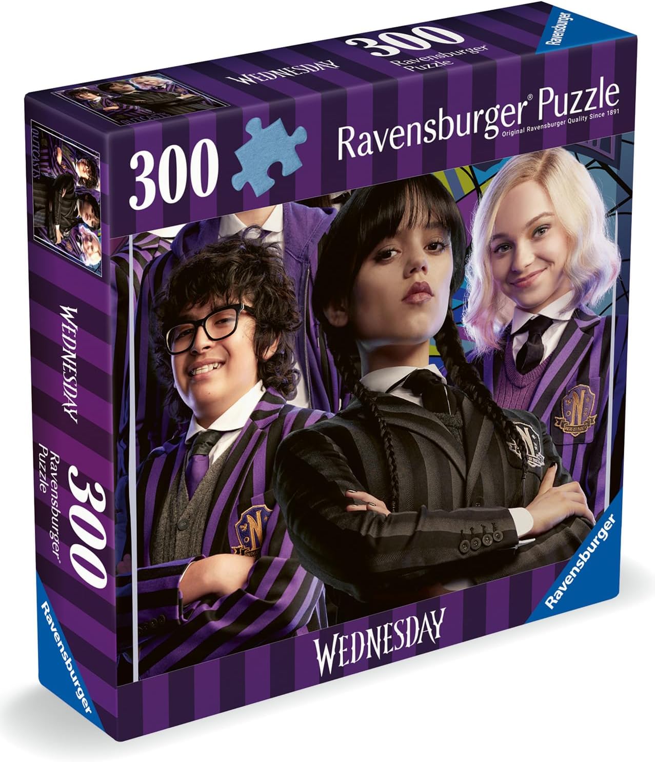 Ravensburger Wednesday Addams Gifts - 300 Piece Jigsaw Puzzle for Adults and Kids Age 8 Years Up - Outcasts Are In
