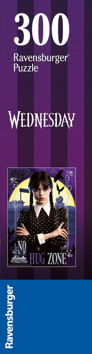 Ravensburger Wednesday Addams Gifts - 300 Piece Jigsaw Puzzle for Adults and Kids Age 8 Years Up - No Hug Zone