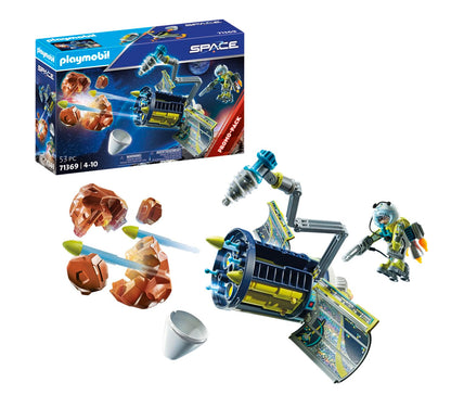 Playmobil 71369 Space Meteoroid Destroyer Promo Pack, Outer Space Mission, Fun Imaginative Role-Play, Playset Suitable for Children Ages 4+