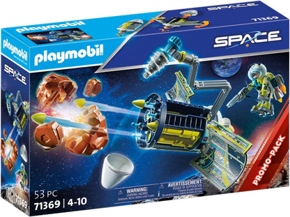 Playmobil 71369 Space Meteoroid Destroyer Promo Pack, Outer Space Mission, Fun Imaginative Role-Play, Playset Suitable for Children Ages 4+