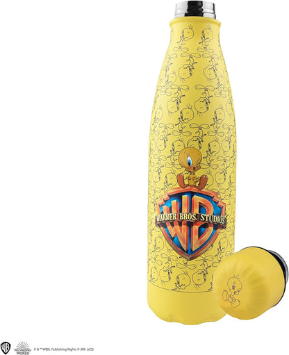 Cinereplicas - Tweety Isolierte 500ml Wasserflasche aus Edelstahl - Offizielle Lizenz