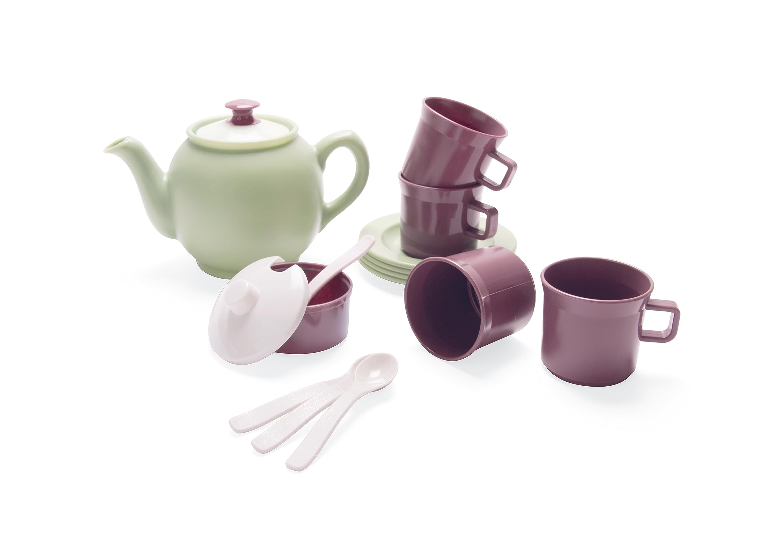 Dantoy 4782 Green Garden - Juego de té (16 Piezas