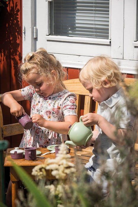 Dantoy 4782 Green Garden - Juego de té (16 Piezas