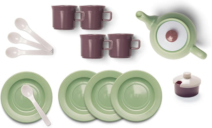 Dantoy 4782 Green Garden - Juego de té (16 Piezas