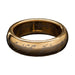 Le Seigneur des Anneaux bague tungstène Anneau Unique (plaqué or) Taille 12
