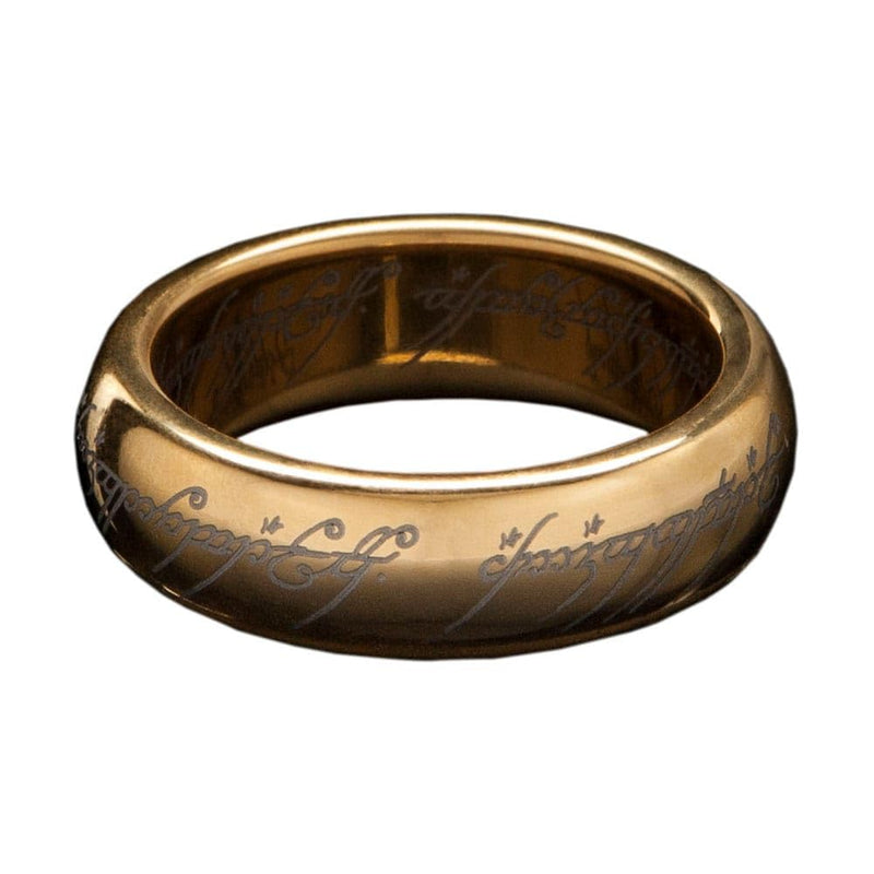 Le Seigneur des Anneaux bague tungstène Anneau Unique (plaqué or) Taille 12