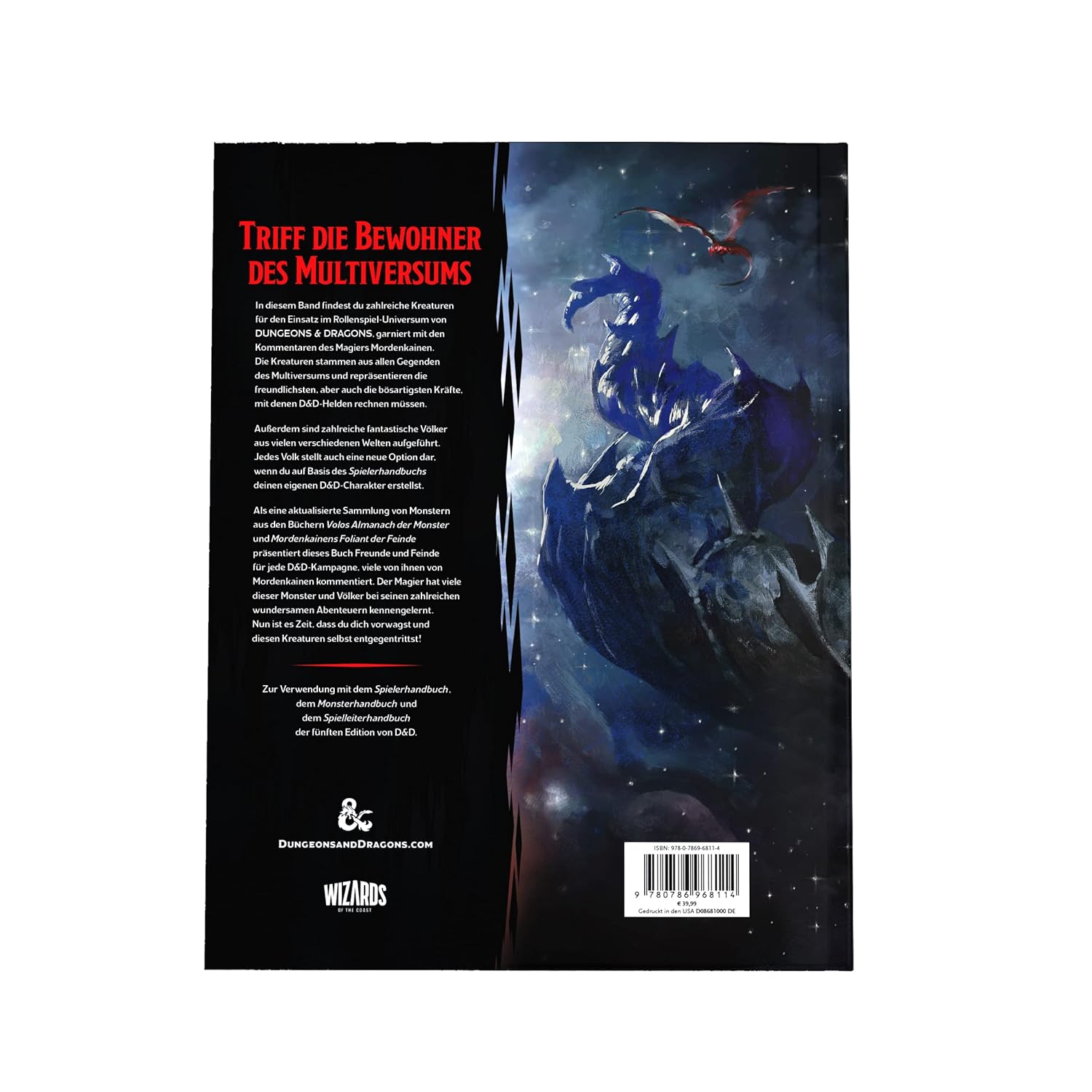 Dungeons & Dragons Mordenkainen Çok Yönlü Canavarlar Sunuyor (Almanca Versiyon