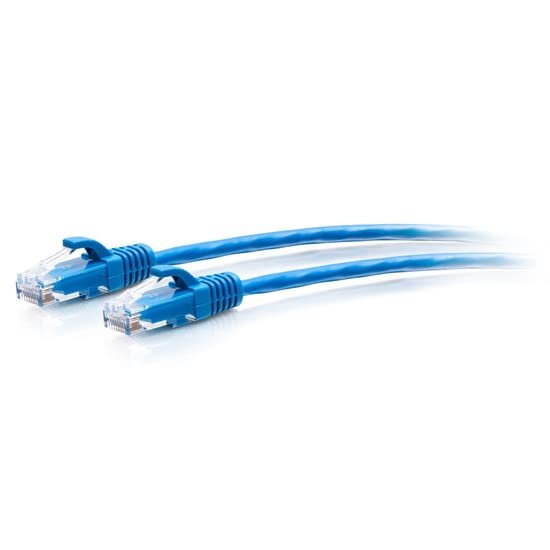 C2G 1.5M (5Foot) CAT6A Extra Flexible Slim Ethernet Cable, Ideal for use with Router, Modem, Internet,Wifi boxes, Xbox, PS5, Smart TV, SKY Q, IP Camera. Delivering Ultra Fast Internet Speeds. BLUE