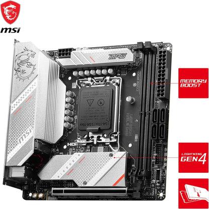 MSI MPG B760I EDGE WIFI (Socket 1700/B760/DDR5/S-ATA 6Gb/s/Mini ITX