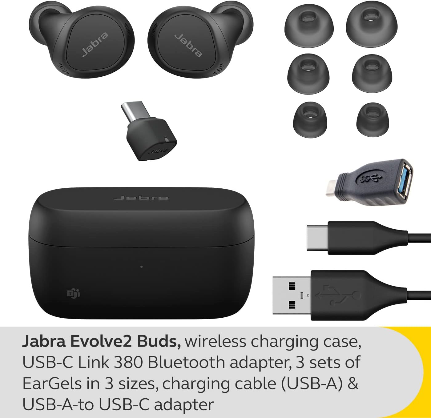 Jabra Evolve2 Buds - USB-C MS