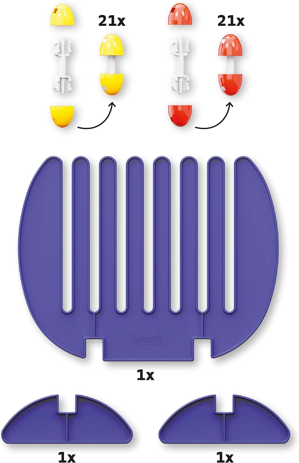 Quercetti - 1010 Four Pegs