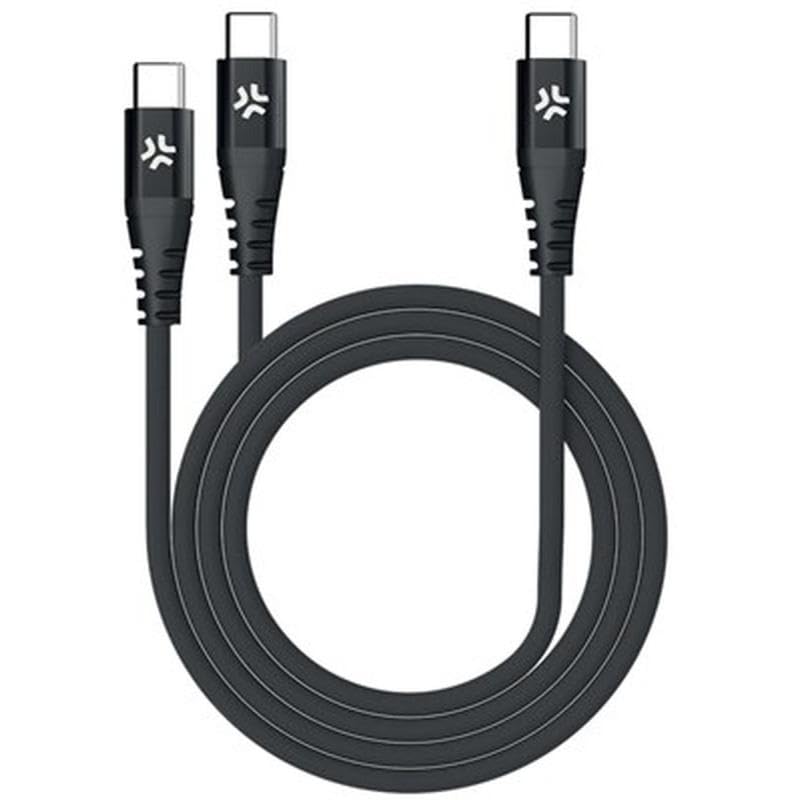 Celly USB-C TO 2 USB-C Cable BK Brand