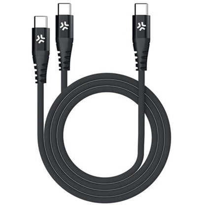 Celly USB-C TO 2 USB-C Cable BK Brand