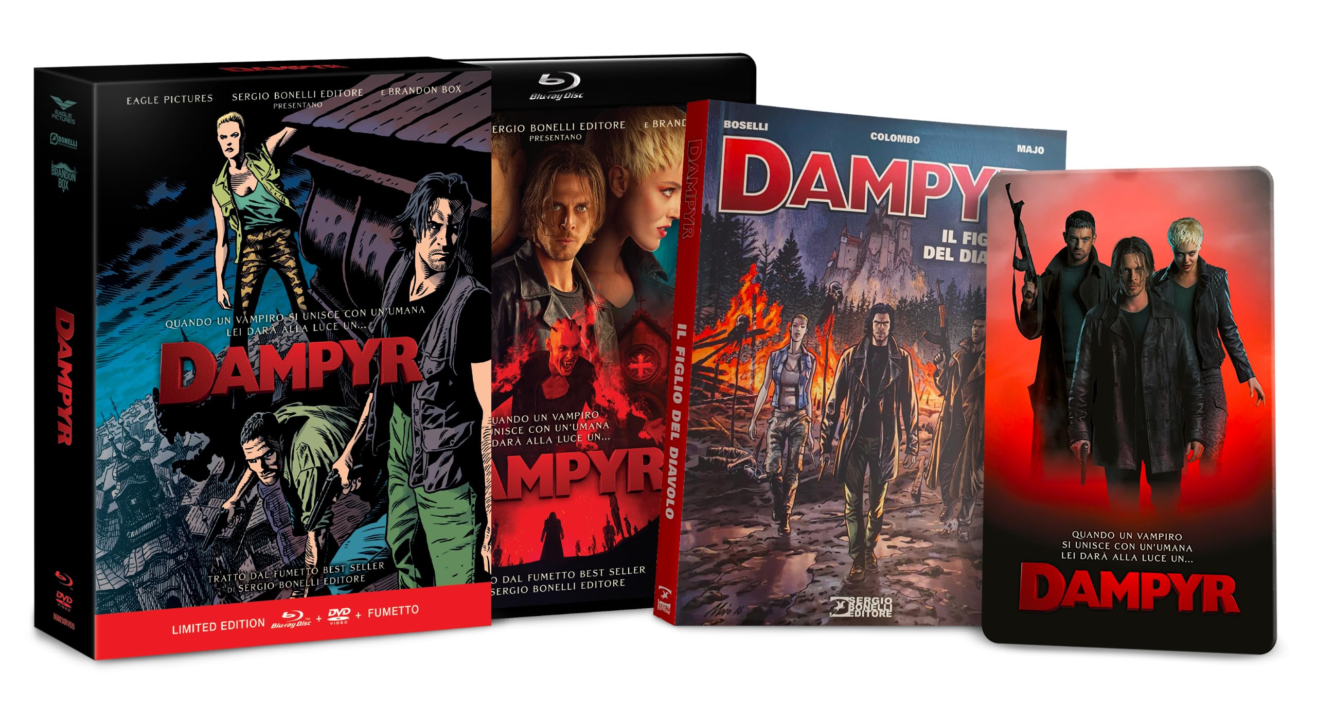 Dampyr - Combo (Bd + Dvd) + Fumetto + Card