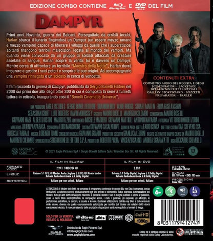 Dampyr - Combo (Bd + Dvd) + Fumetto + Card