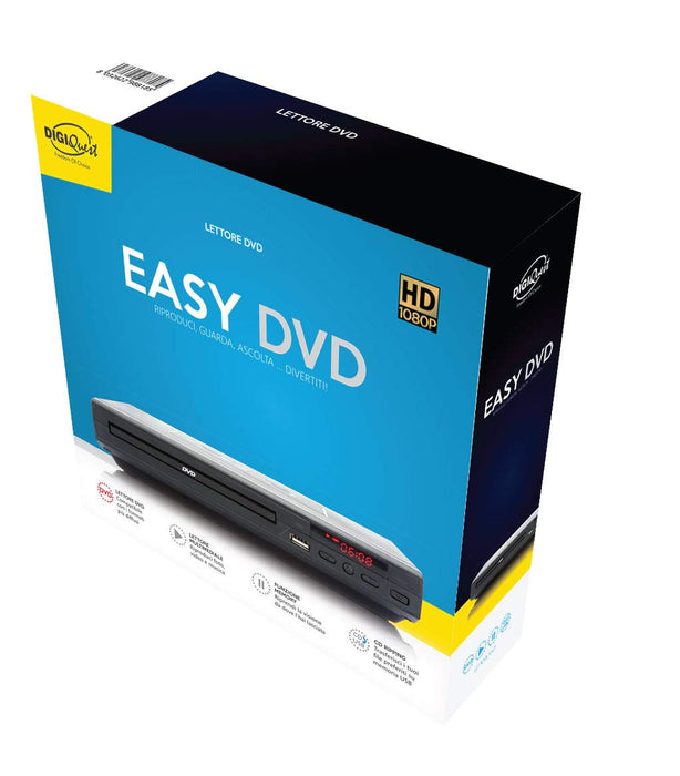 LETTORE DVD DIGIQUEST Easy with CD Ripping Function: Transfer files from DVD to CD or USB
