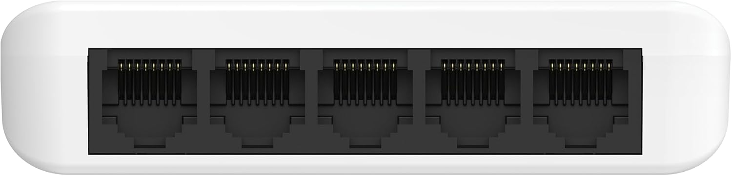 STRONG SW5000P | 5-Port Switch Gigabit Ethernet | Table and Wall Mounting | Ideal for Fast LAN Connections | Network Expansion |