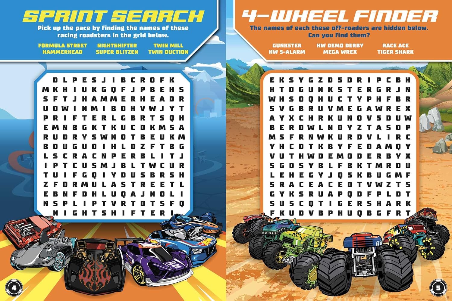 Hot Wheels: Race Cars vs. Monster Trucks