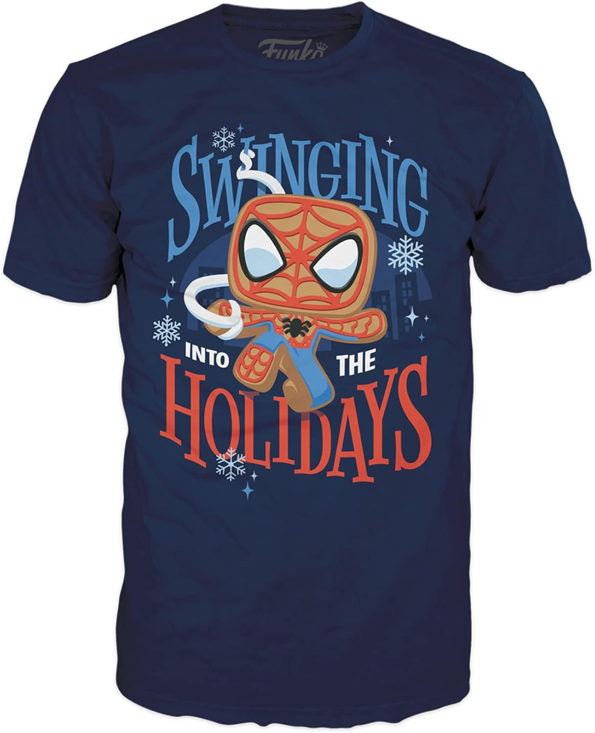 Funko Pocket Pop! & Tee: Marvel - Spider-Man - Spidey - Pan di Zenzero - per Bambini e Ragazzi - Large - (L) - T-Shirt, Maglietta - Vestiti con Minifigure in Vinile da Collezione - Idea Regalo