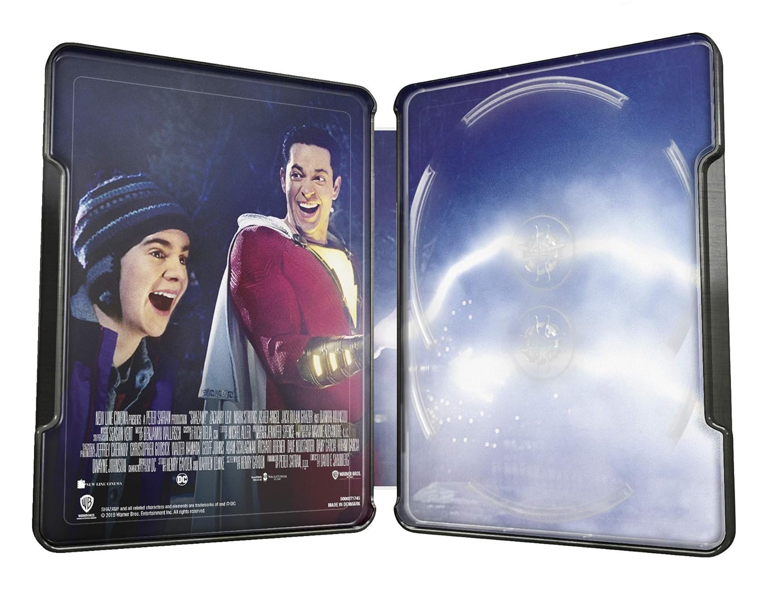 Shazam 4K Ultra-HD Comic Art Steelbook (2 dischi)