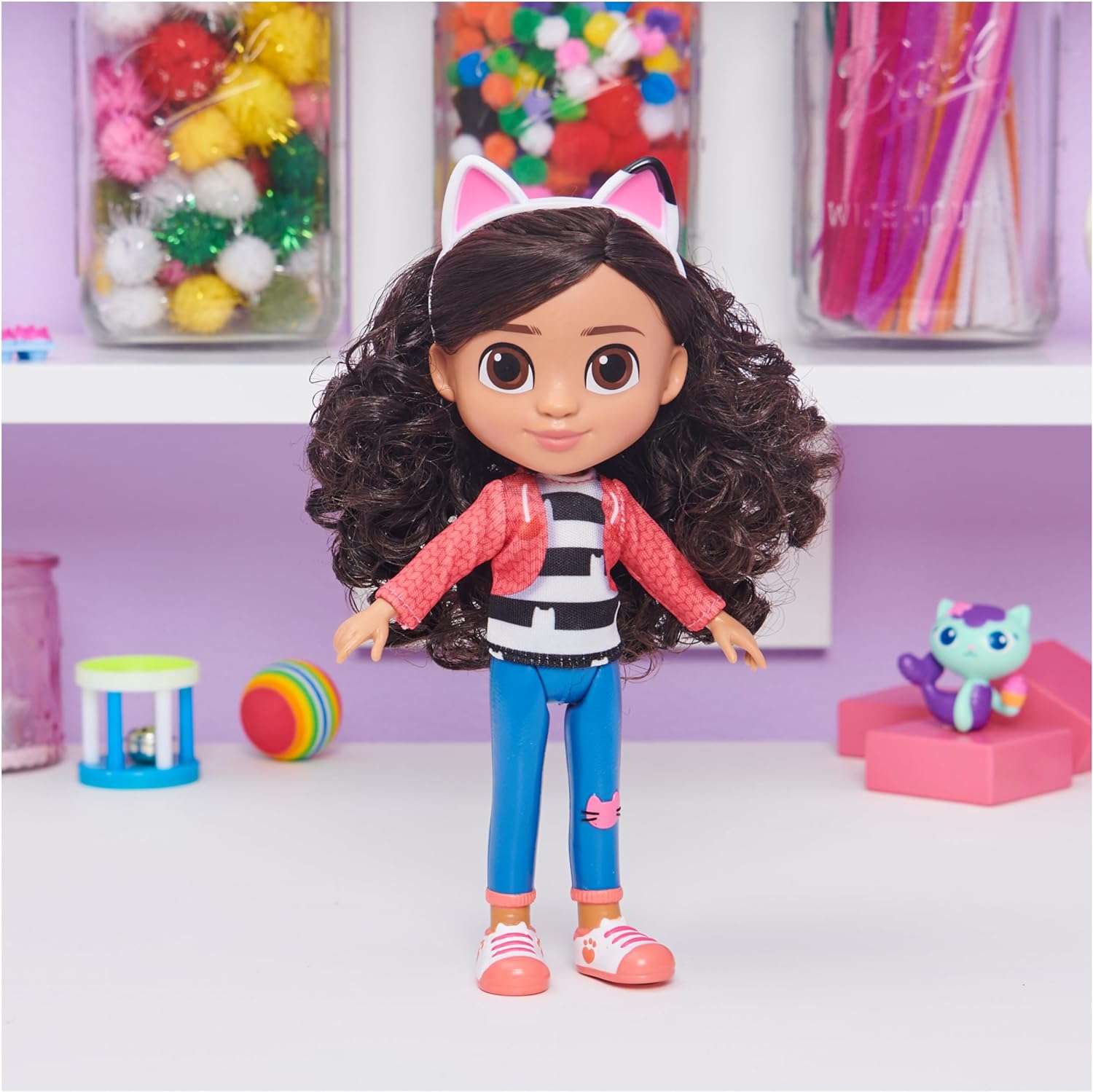 Gabby's Dollhouse, 8-inch Gabby Girl Doll, Kids Toys for Ages 3 and up
