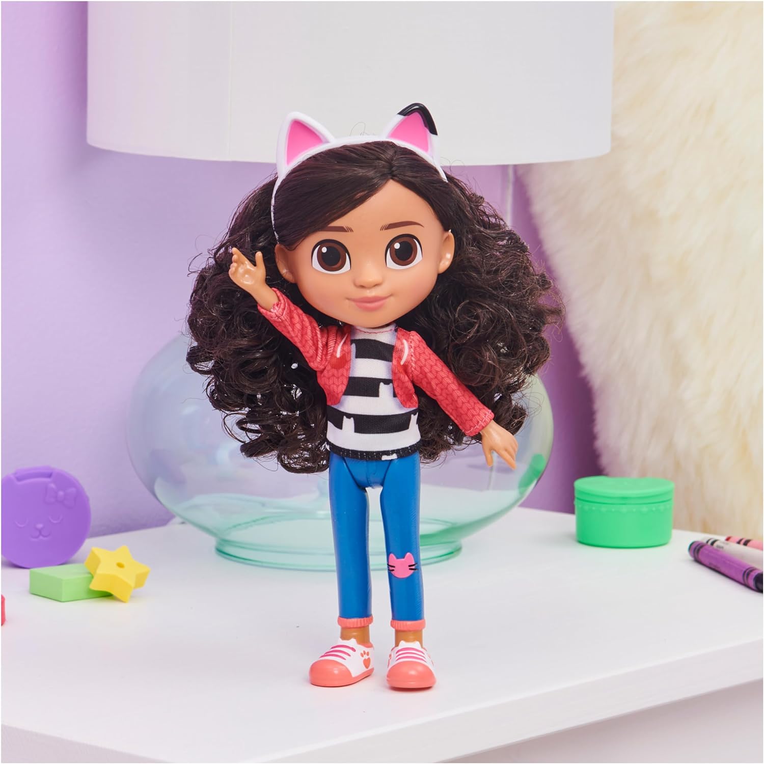 Gabby's Dollhouse, 8-inch Gabby Girl Doll, Kids Toys for Ages 3 and up