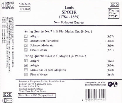 String Quartets Nos. 7 and 8 (New Budapest Quartet)