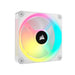 Corsair iCUE LINK QX120 RGB 120mm Magnetic Dome RGB Single Fan - White Fans Only Single (120mm) White
