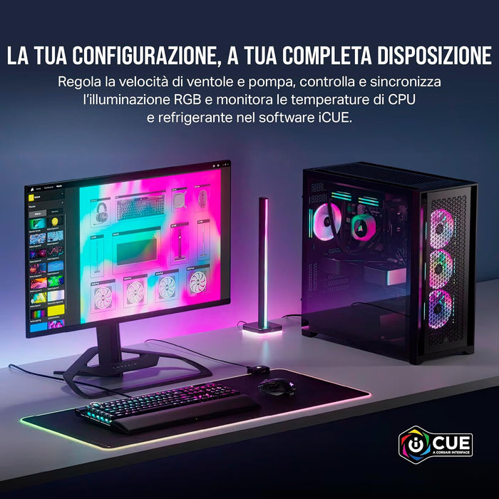 Corsair iCUE LINK QX120 RGB 120mm Magnetic Dome RGB Single Fan - White Fans Only Single (120mm) White