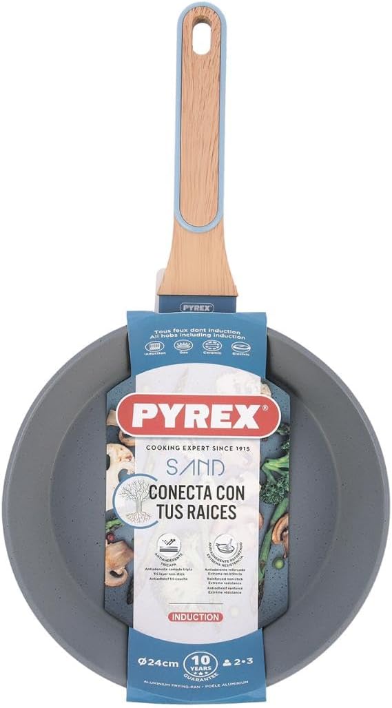 Pyrex Sand Frying Pan Aluminium Forged 24 cm Blue