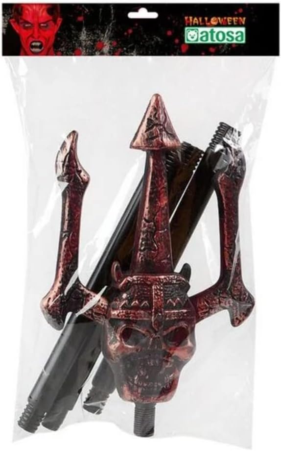Trident 117524 Male Demon Red Black (108 Cm)