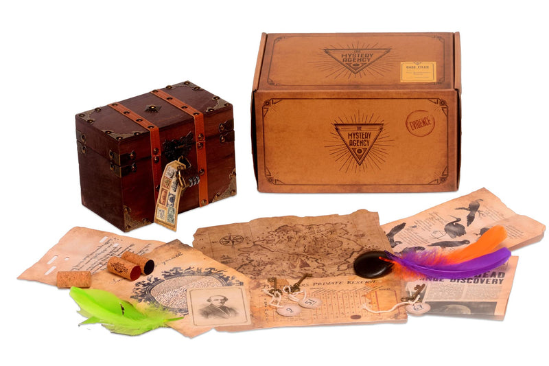 The Mystery Agency The Balthazar Stone : Solve MysteryEscape Room Puzzles in a Box | 20+ Real-life Physical Objects & Evidence | Board Games NightsParties | Fully Reusable |Age 14+ | 1-6+ Players