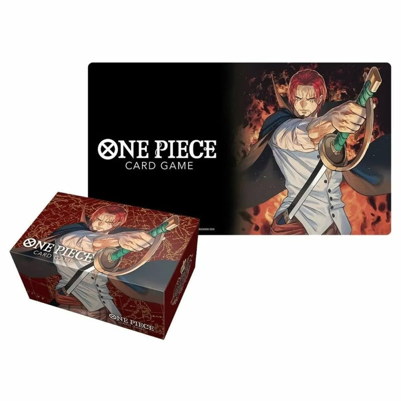 One Piece: Bandai - Card Game Playmat And Storage Box Set - Shanks
