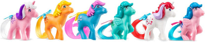 My Little Pony - Paquete de coleccionista de figuras de 40 aniversario, diversión básica, 35338, 6 personajes clásicos de pony en diseños retro originales, juego de regalo de juguete, juguetes de
