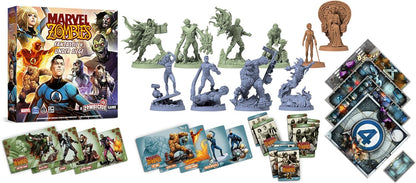 CMON | Marvel Zombies: Fantastic 4 Under Siege | Miniatures Board Game | Ages 14 Plus | 1-6 Players | 60 Minutes Playing Time