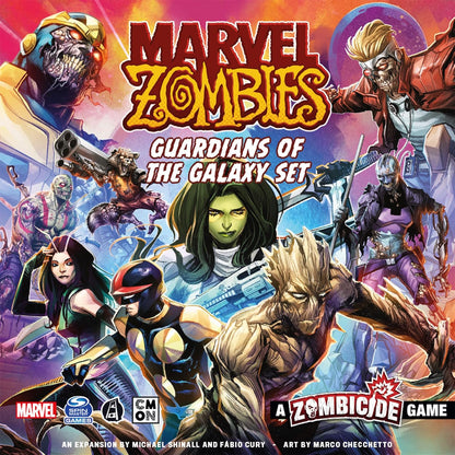 CMON | Marvel Zombies: Guardians of the Galaxy Set | Miniatures Board Game | Ages 14 Plus | 1-6 Players | 60 Minutes Playing Time